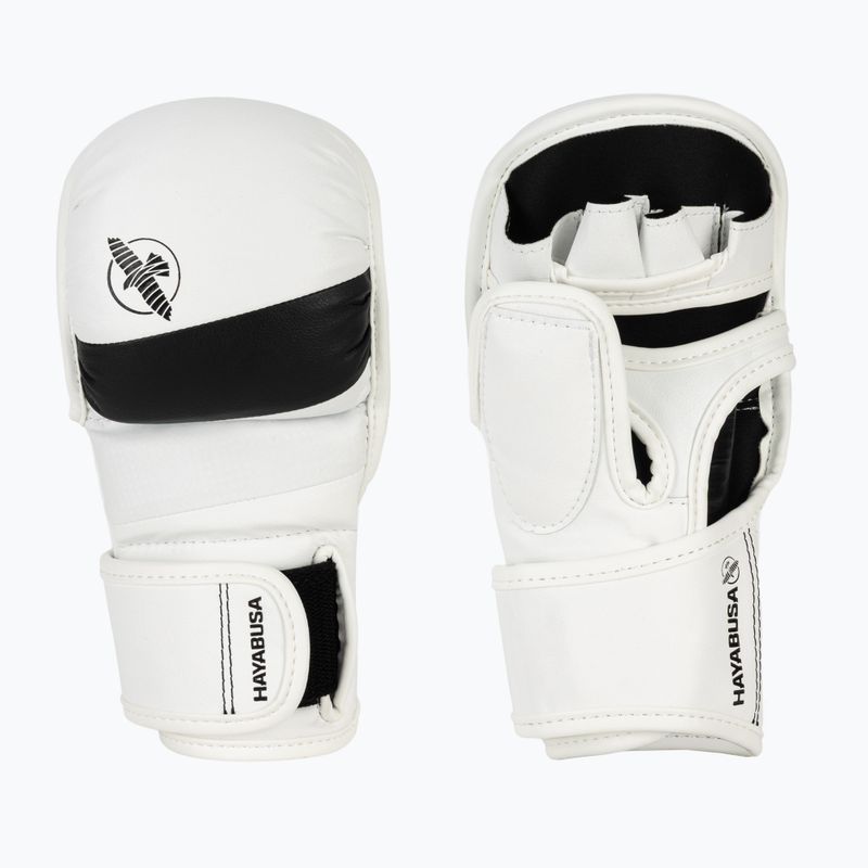 Rękawice grapplingowe Hayabusa T3 Hybrid white/black