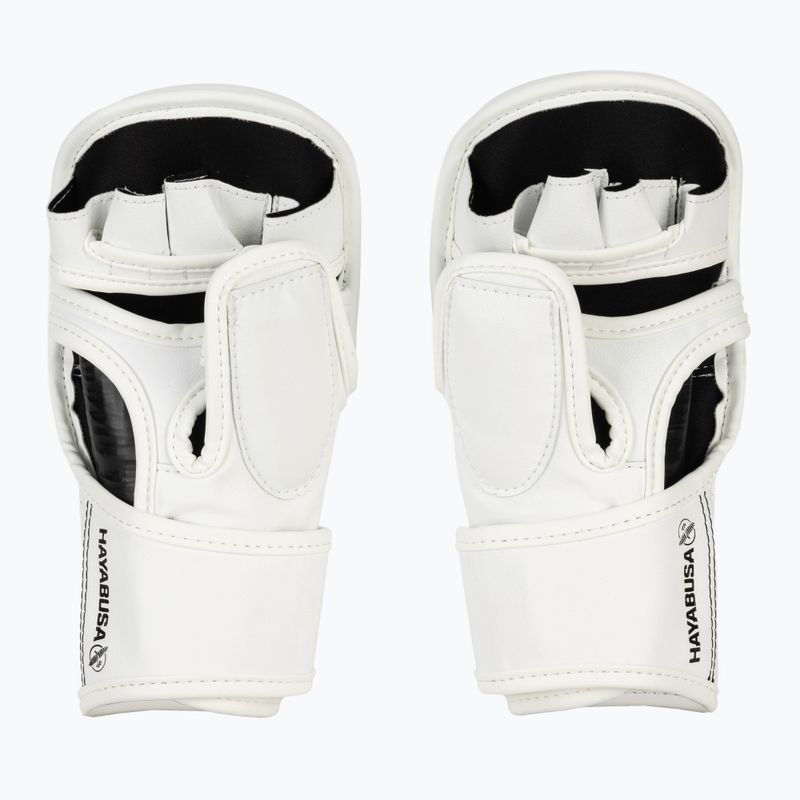 Rękawice grapplingowe Hayabusa T3 Hybrid white/black 3