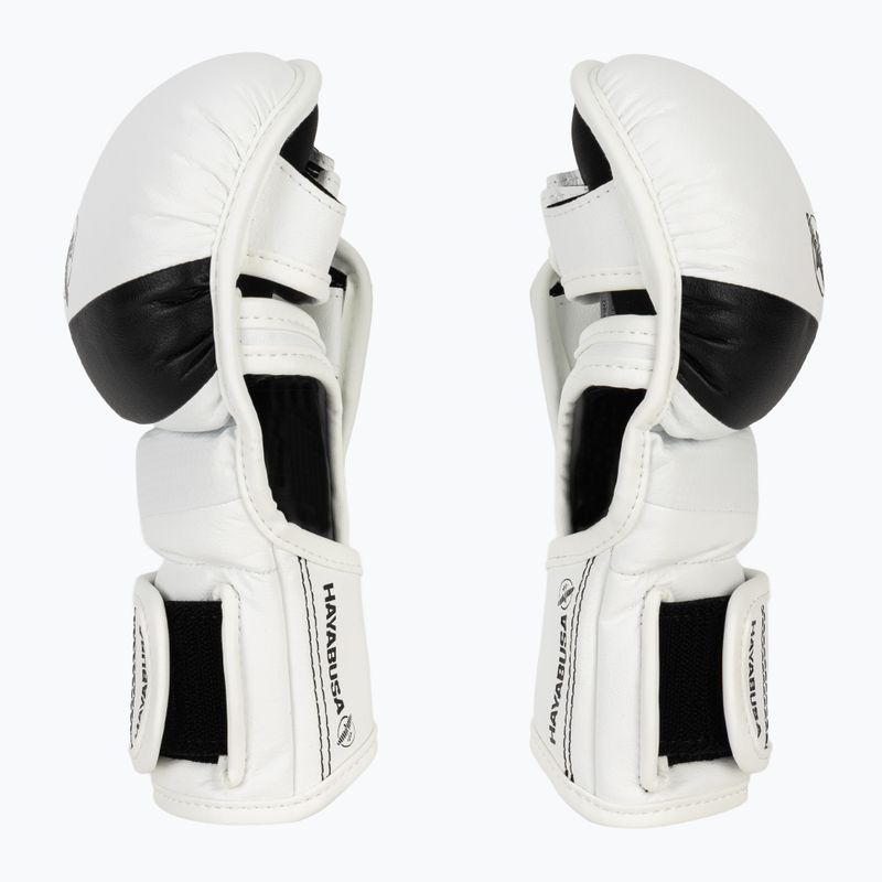 Rękawice grapplingowe Hayabusa T3 Hybrid white/black 4
