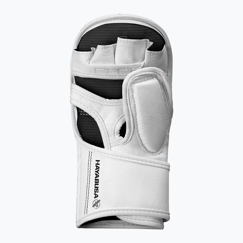 Rękawice grapplingowe Hayabusa T3 Hybrid white/black 2