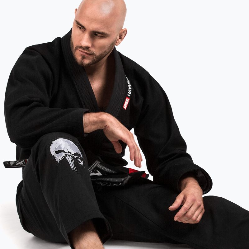 GI do brazylijskiego jiu-jitsu Hayabusa Marvel The Punisher black 8