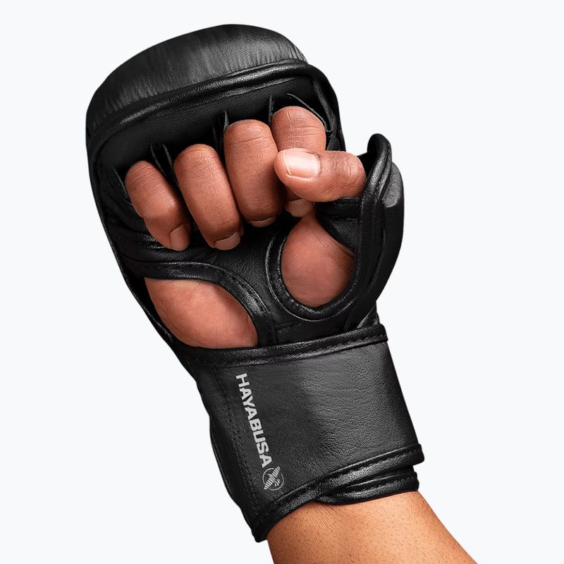 Rękawice grapplingowe Hayabusa T3 Hybrid black 5