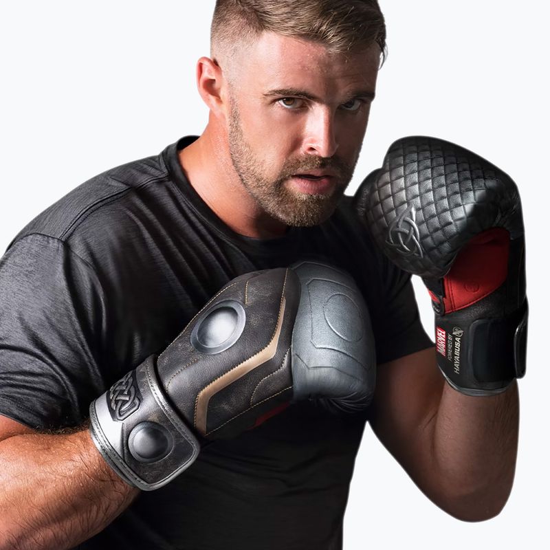Rękawice bokserskie Hayabusa Thor silver 5