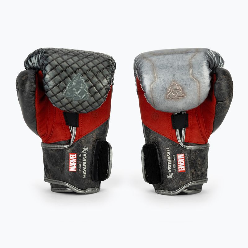 Rękawice bokserskie Hayabusa Thor silver 3