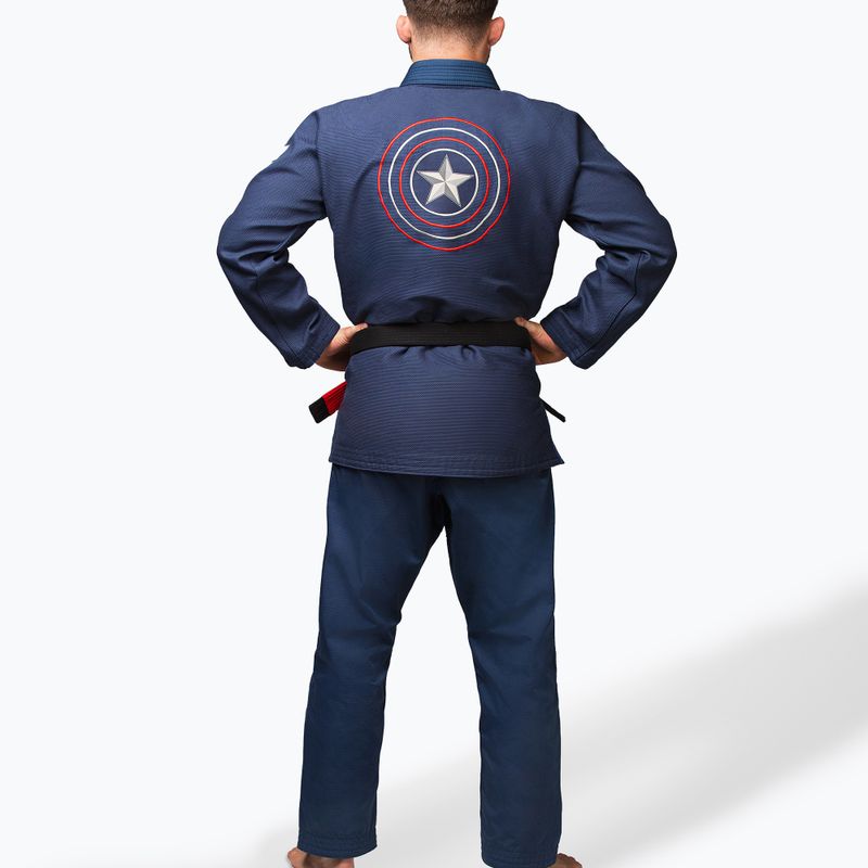 GI do brazylijskiego jiu-jitsu Hayabusa Marvel's Captain America blue 2