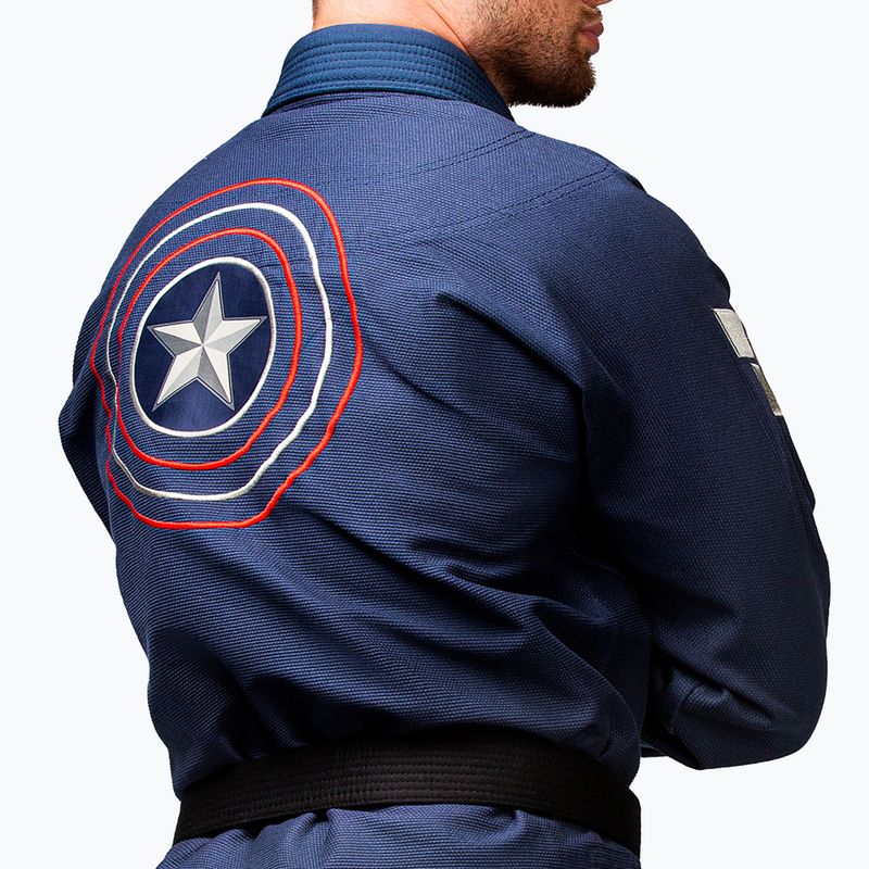 GI do brazylijskiego jiu-jitsu Hayabusa Marvel's Captain America blue 5