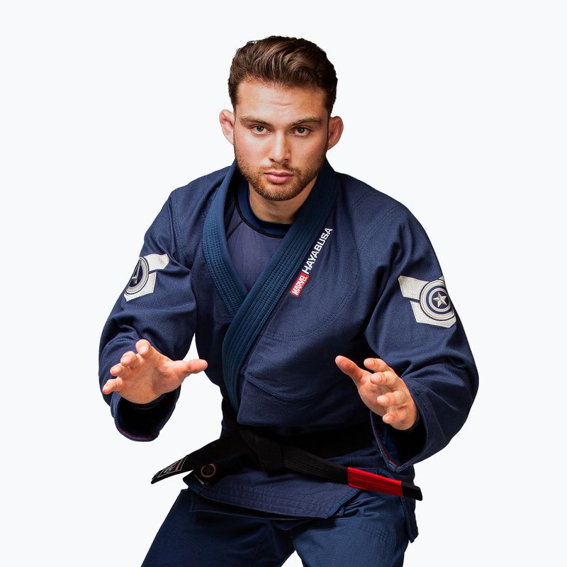 GI do brazylijskiego jiu-jitsu Hayabusa Marvel's Captain America blue 6