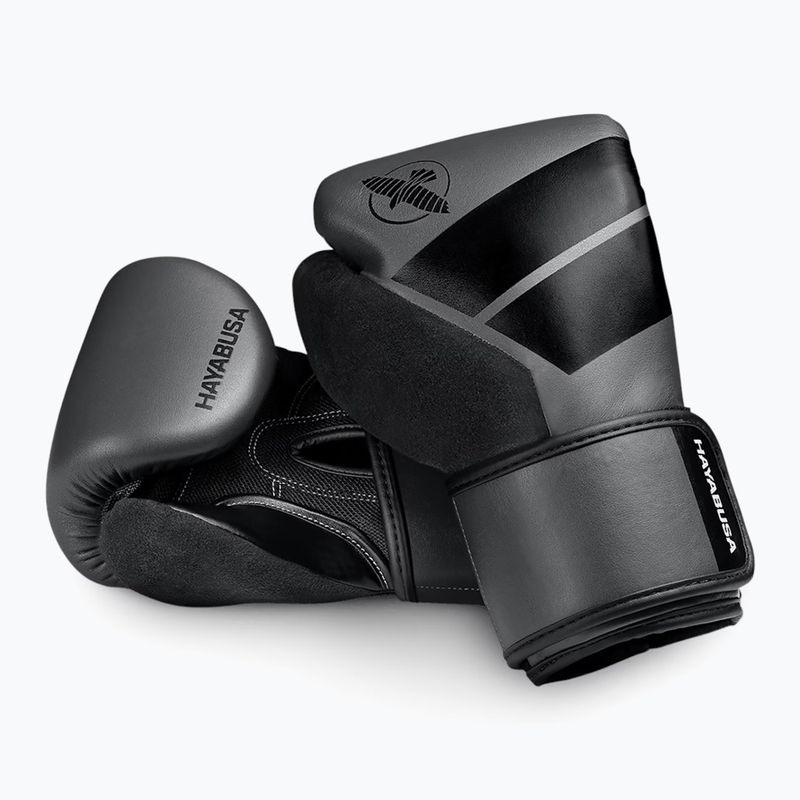 Rękawice bokserskie dziecięce Hayabusa S4 Youth charcoal 3