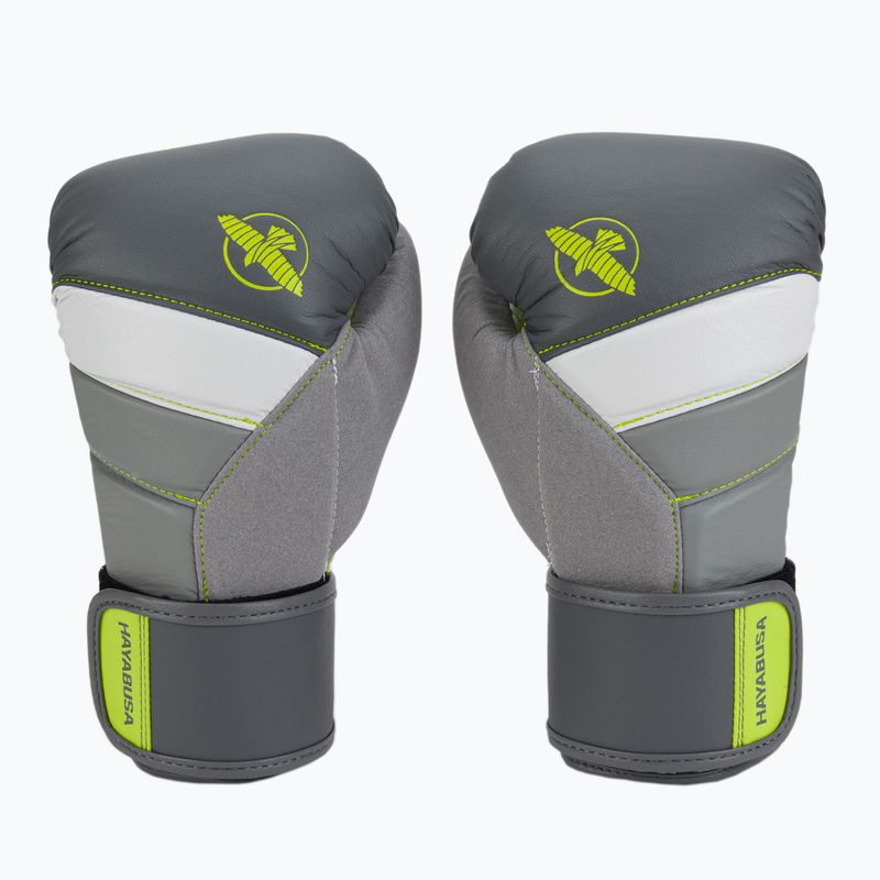 Rękawice bokserskie Hayabusa T3 charcoal/lime