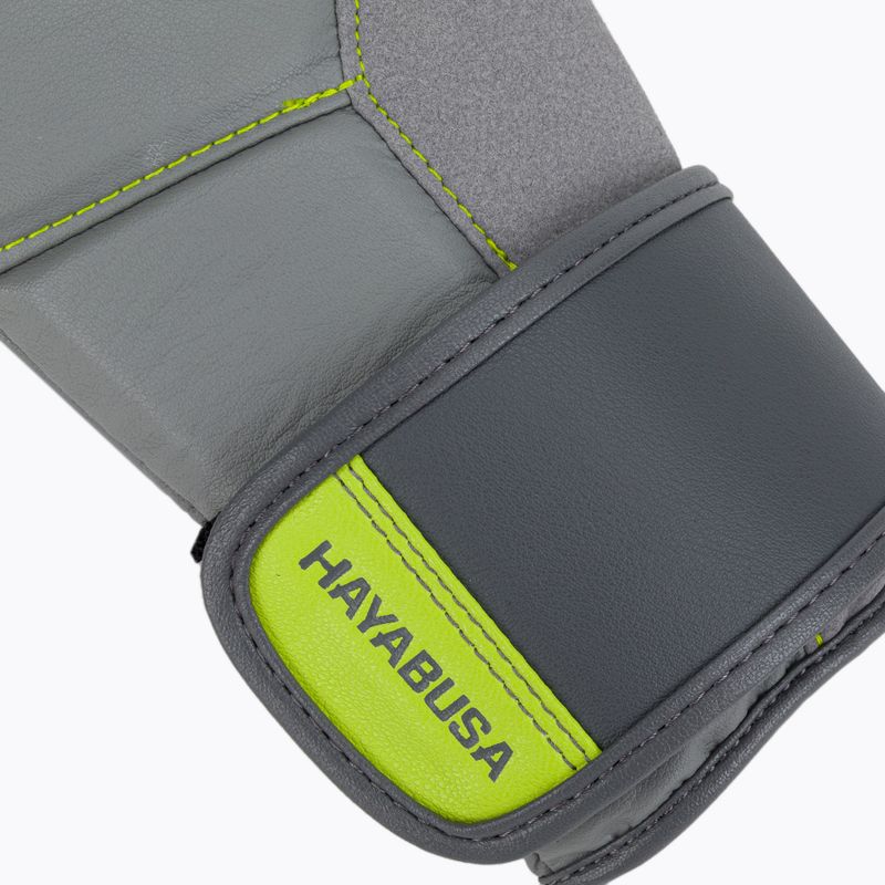 Rękawice bokserskie Hayabusa T3 charcoal/lime 6