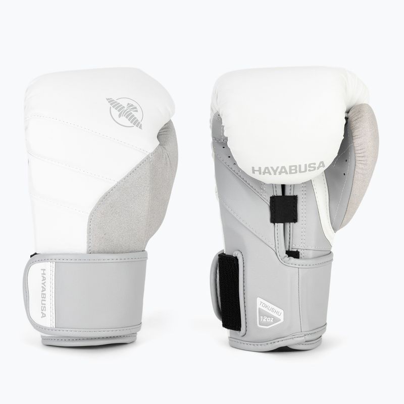 Rękawice bokserskie Hayabusa T3 white/grey