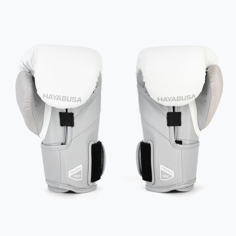 Rękawice bokserskie Hayabusa T3 white/grey 3