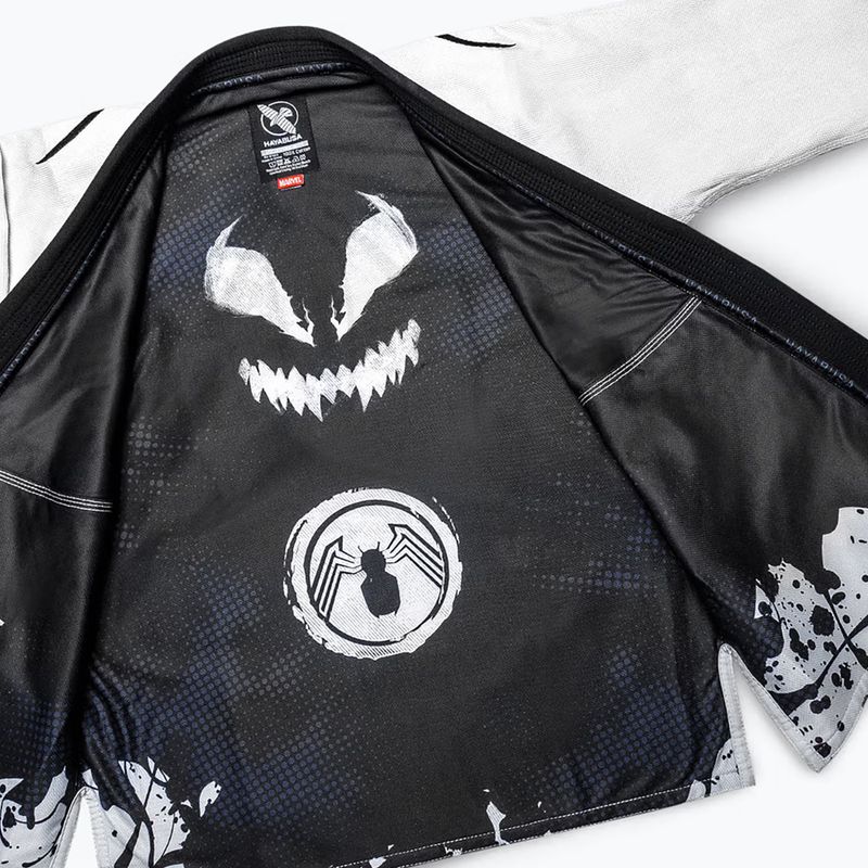 GI do brazylijskiego jiu-jitsu Hayabusa Marvel Venom white 5