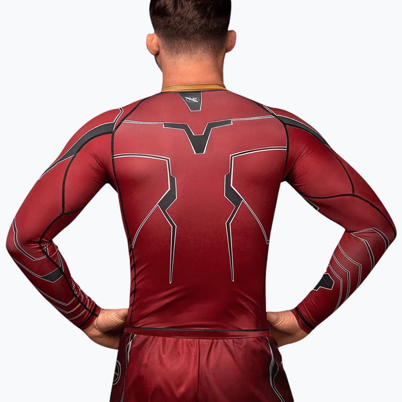 Rashguard longsleeve męski Hayabusa Marvel's Iron Man red 2