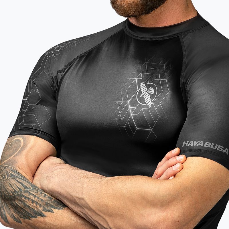 Rashguard męski Hayabusa Geo Rashguard Shortsleeve grey 3