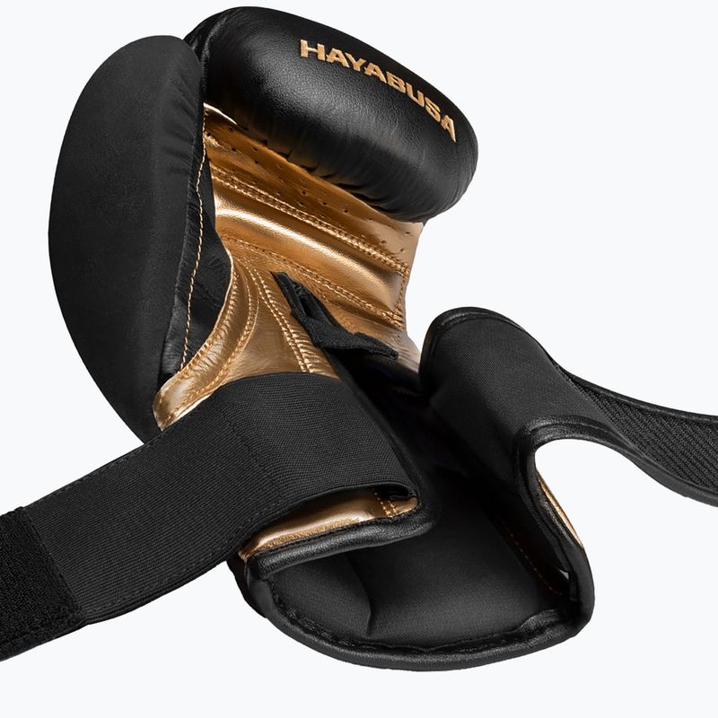 Rękawice bokserskie Hayabusa T3 black/gold 10