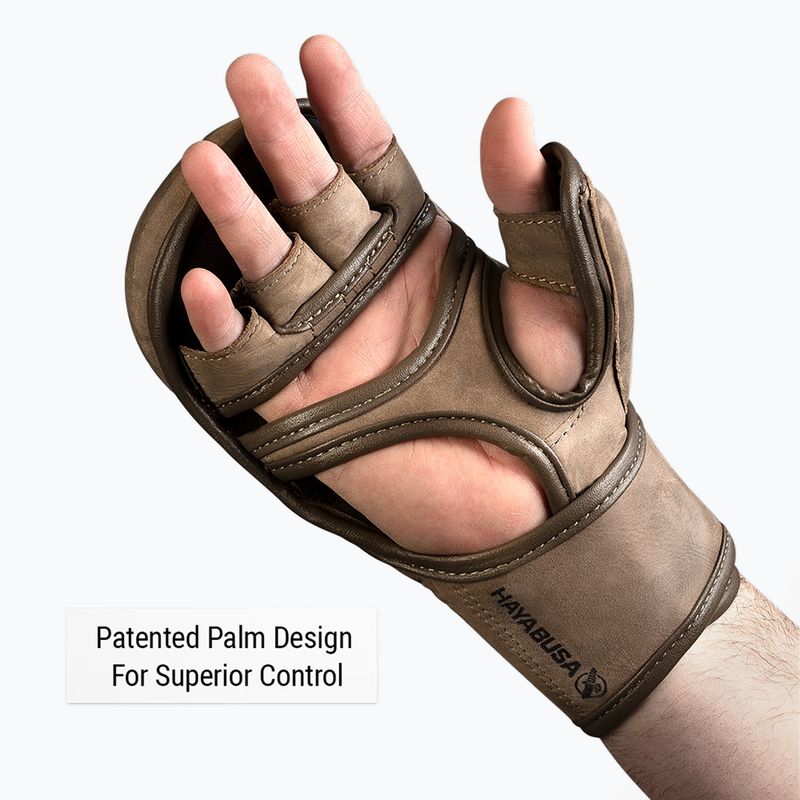 Rękawice bokserskie Hayabusa T3 LX Hybrid brown 10