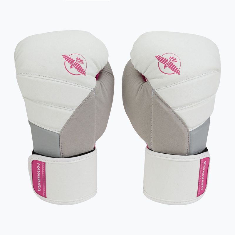 Rękawice bokserskie Hayabusa T3 white/pink