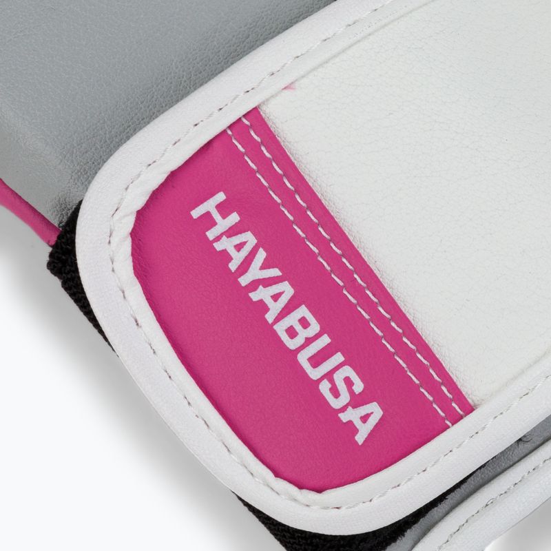 Rękawice bokserskie Hayabusa T3 white/pink 6