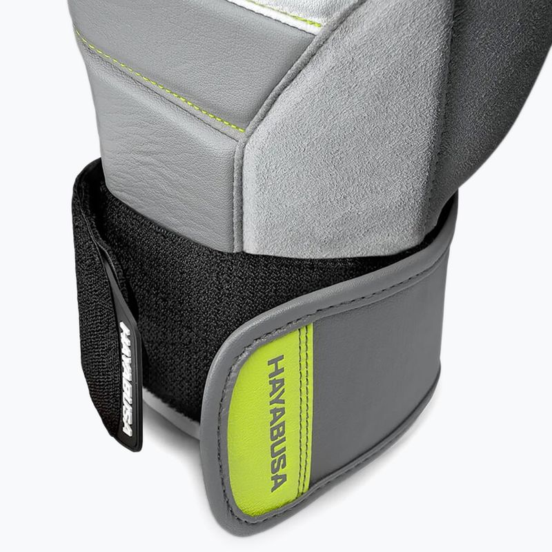 Rękawice bokserskie Hayabusa T3 charcoal/lime 8