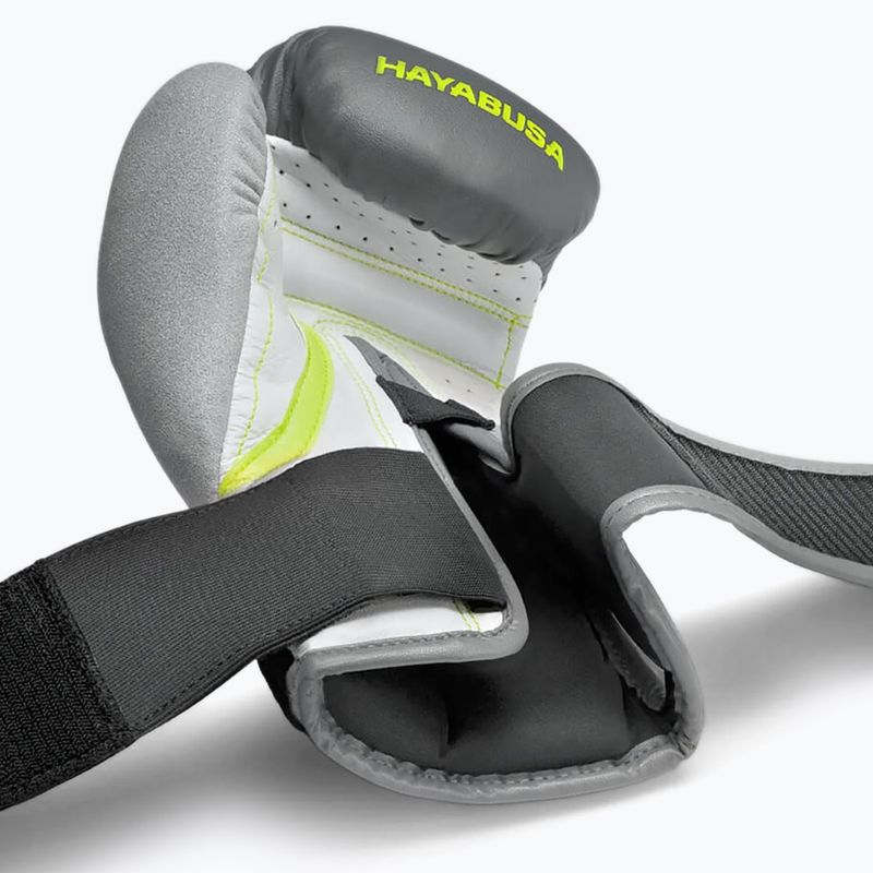 Rękawice bokserskie Hayabusa T3 charcoal/lime 9