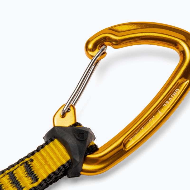 Ekspres wspinaczkowy Grivel Gamma 11 cm yellow 4