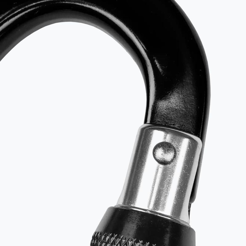Karabinek Grivel Mega K6N Screw Lock black/black 2