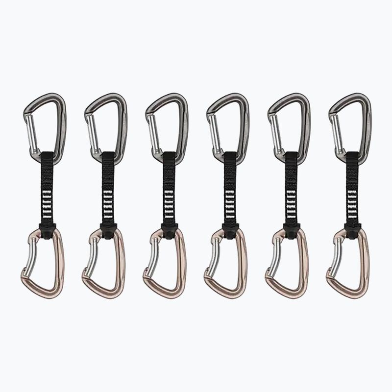 Zestaw ekspresów wspinaczkowych Grivel ALL-Round Alpha 6 pack 11 cm black/yellow