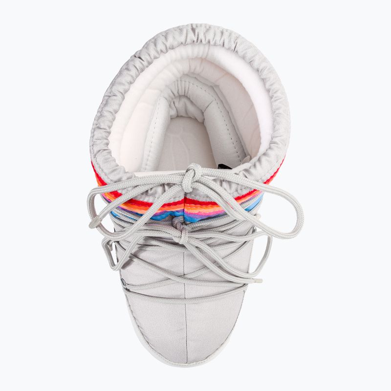 Śniegowce damskie Moon Boot Icon Low Rainbow glacier grey 6