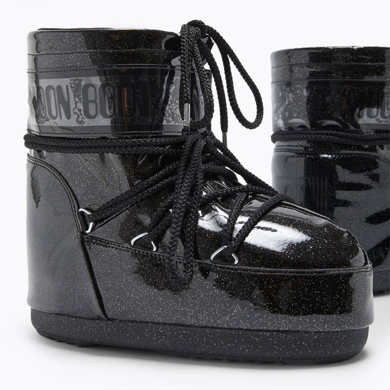Śniegowce damskie Moon Boot Icon Low Glitter 2023 black 8