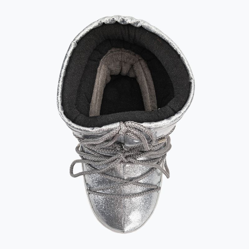 Śniegowce damskie Moon Boot Icon Low Glitter 2023 silver 6