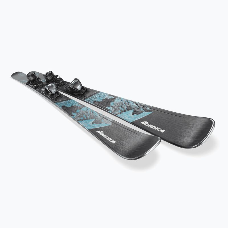 Narty zjazdowe damskie Nordica Wild Belle 78 + wiązania TP2COMP10 FDT black/water 4