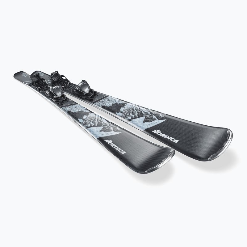 Narty zjazdowe damskie Nordica Wild Belle 74 + wiązania TP2 COMP10 FDT black/blue 4