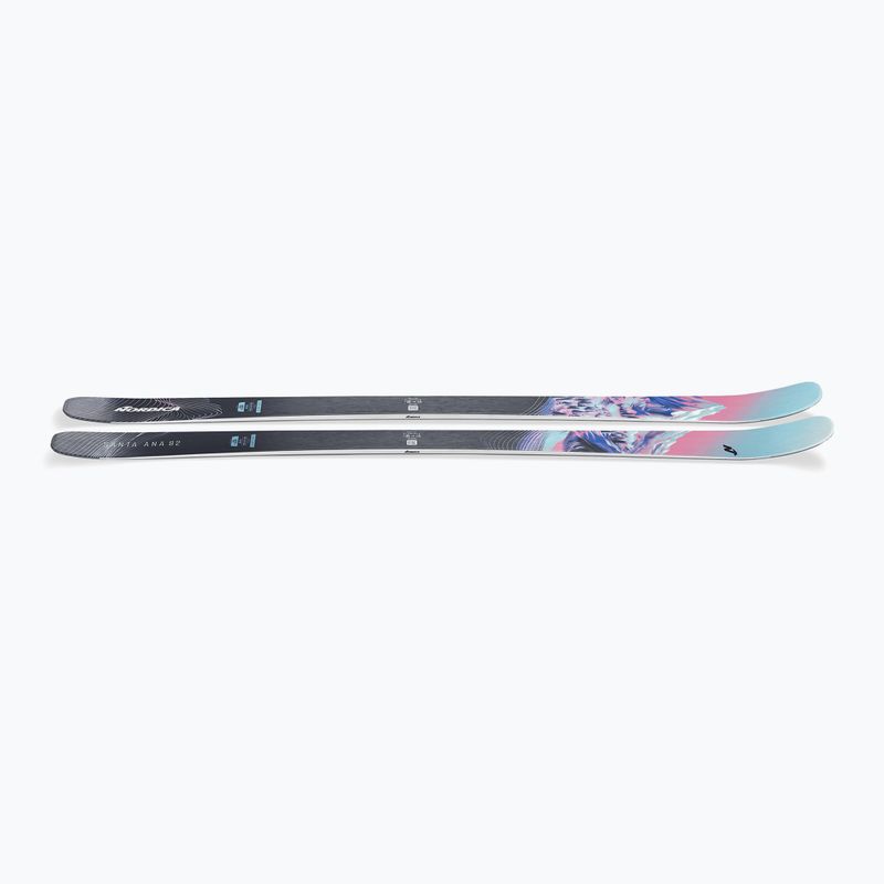 Narty zjazdowe damskie Nordica Santa Anna 82 Flat light/blue/coral/midnigh 6