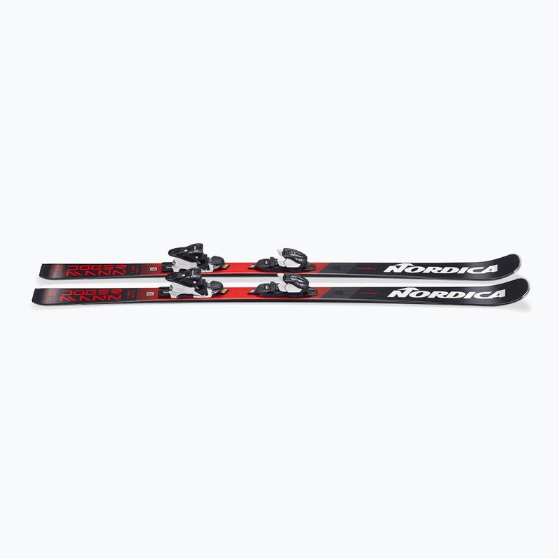 Narty zjazdowe dziecięce Nordica Doberman Combi Pro S + wiązania J7.0 FDT anthrazite/red 5