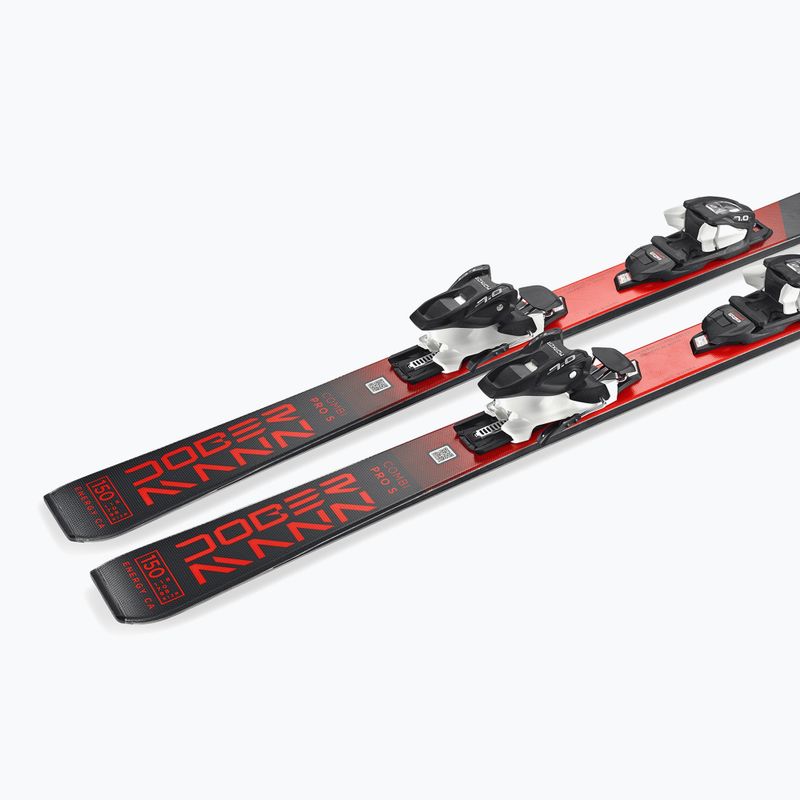 Narty zjazdowe dziecięce Nordica Doberman Combi Pro S + wiązania J7.0 FDT anthrazite/red 7