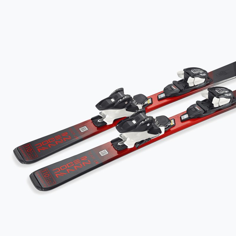 Narty zjazdowe dziecięce Nordica Team JR (110-150) + wiązania J7.0 FDT black/red 7
