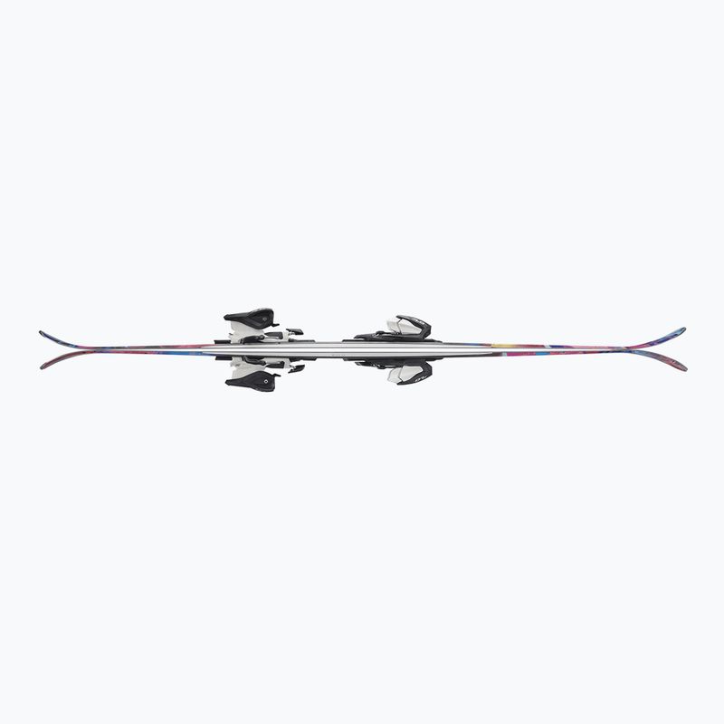 Narty zjazdowe dziecięce Nordica Unleashed JR + wiązania J7.0 FDT rainbow 3