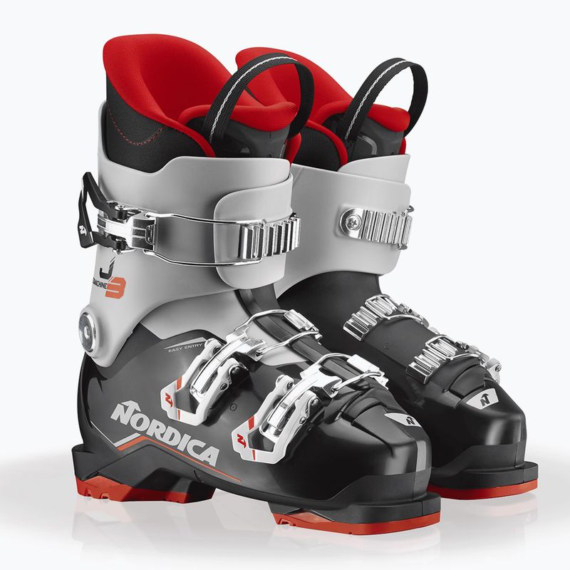 Buty narciarskie dziecięce Nordica Speedmachine J 3 black/grey/red 7