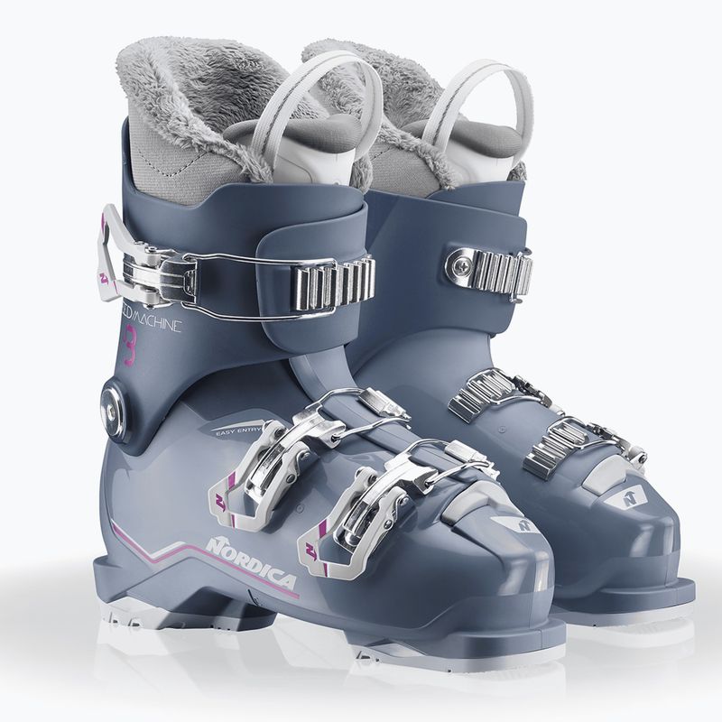 Buty narciarskie dziecięce Nordica Speedmachine J 3 blue/light blue/fucsia 7