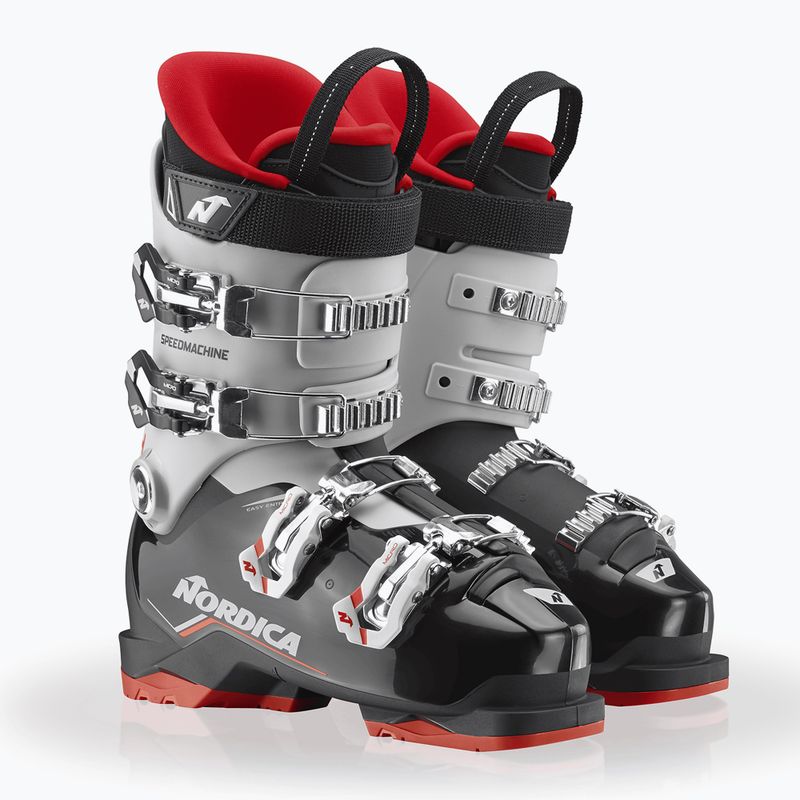 Buty narciarskie dziecięce Nordica Speedmachine J 4 black/grey/red 7
