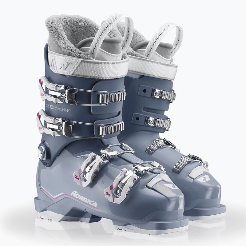 Buty narciarskie dziecięce Nordica Speedmachine J 4 blue/light blue/fucsia 7