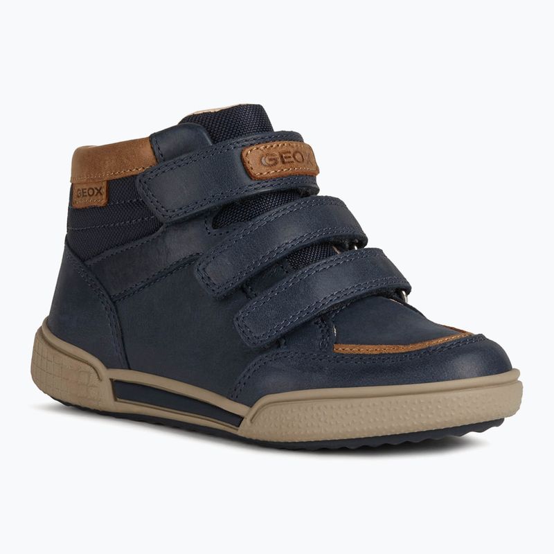 Buty juniorskie Geox Poseido navy/cognac 7