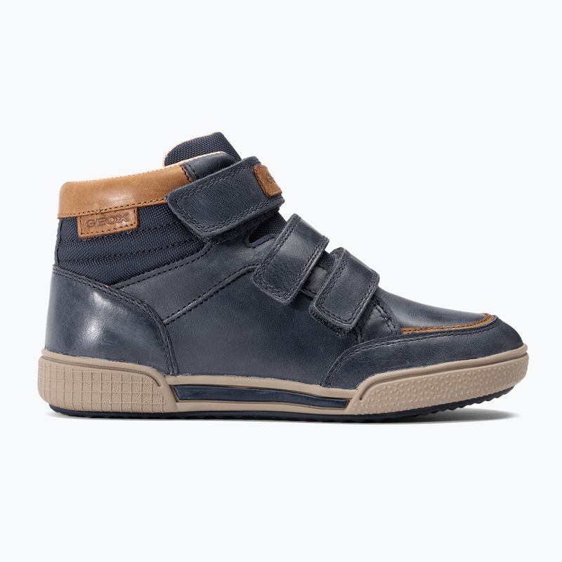 Buty juniorskie Geox Poseido navy/cognac 2