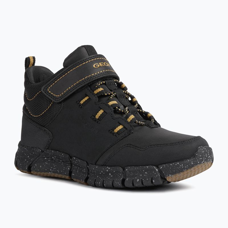 Buty juniorskie Geox Flexyper ABX black/dark yellow