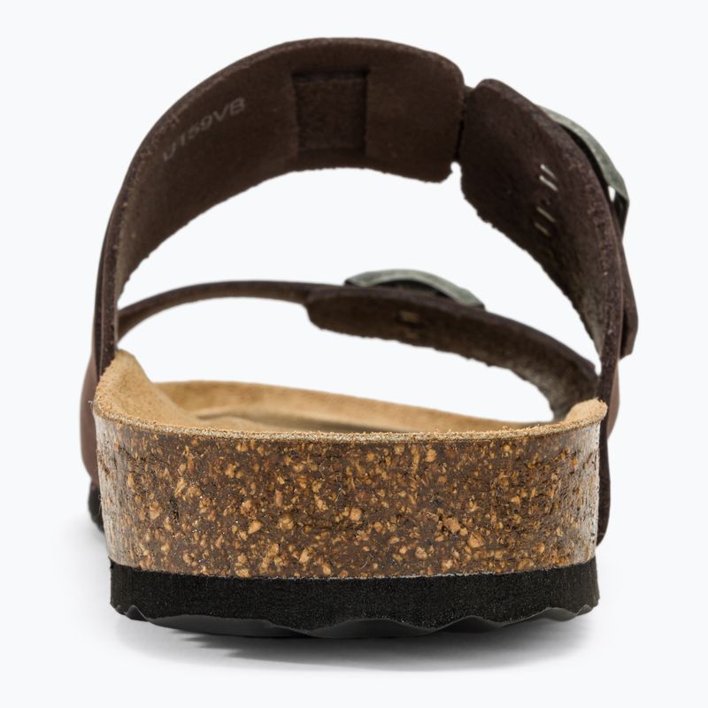 Klapki męskie Geox Sandal Ghita coffee 6