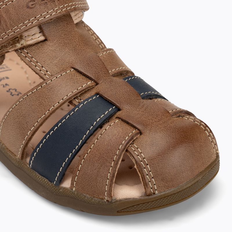 Sandały dziecięce Geox Macchia caramel 7