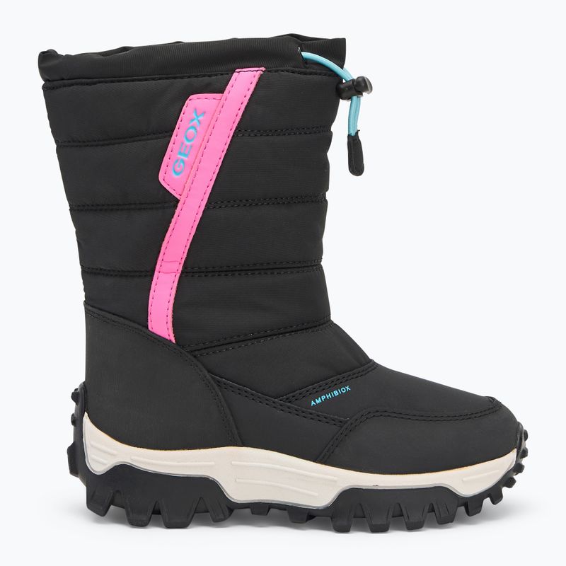 Śniegowce dziecięce Geox Himalaya ABX black/fuchsia 2