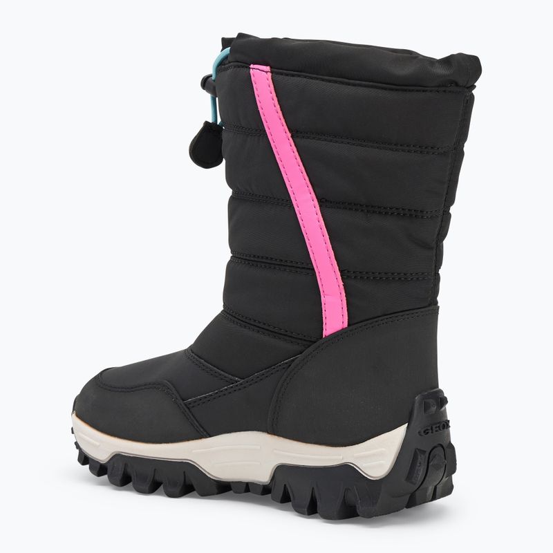 Śniegowce dziecięce Geox Himalaya ABX black/fuchsia 3