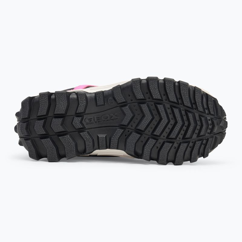 Śniegowce dziecięce Geox Himalaya ABX black/fuchsia 4